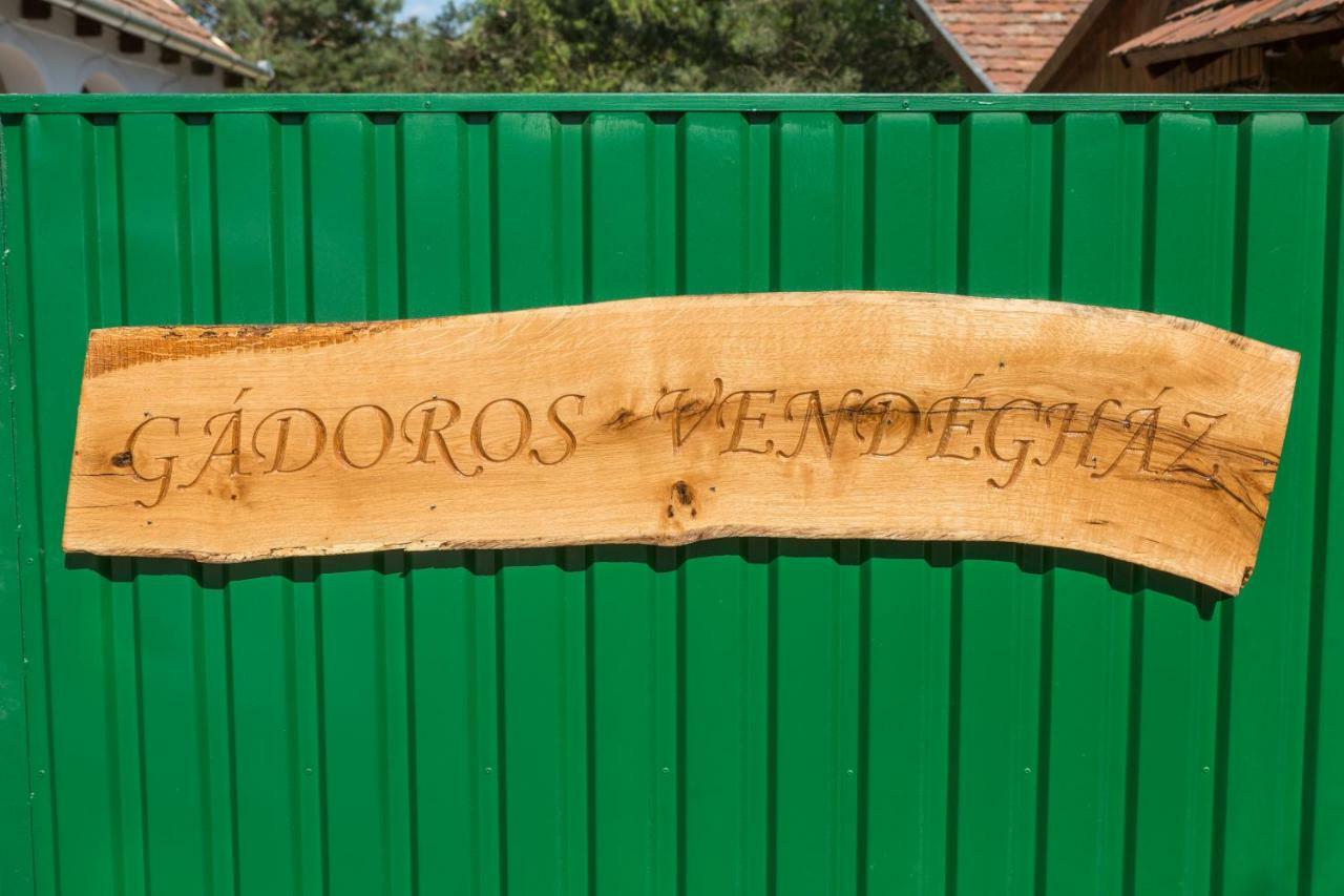 Gadoros Vendeghaz Hotel Egerszalok Bagian luar foto